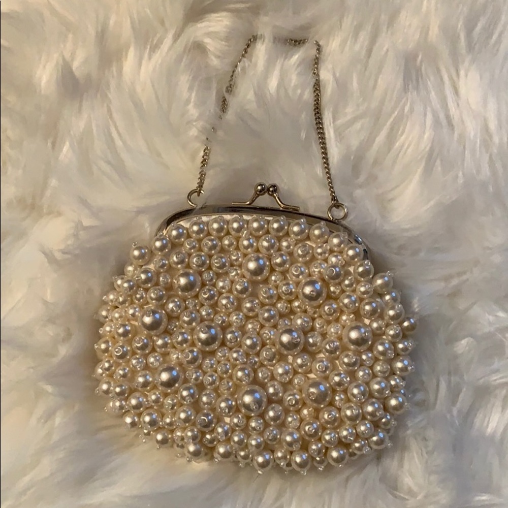 Banana Republic Pearl Clutch